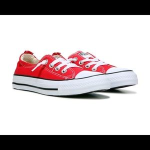 Women’s 7 slip on red converse